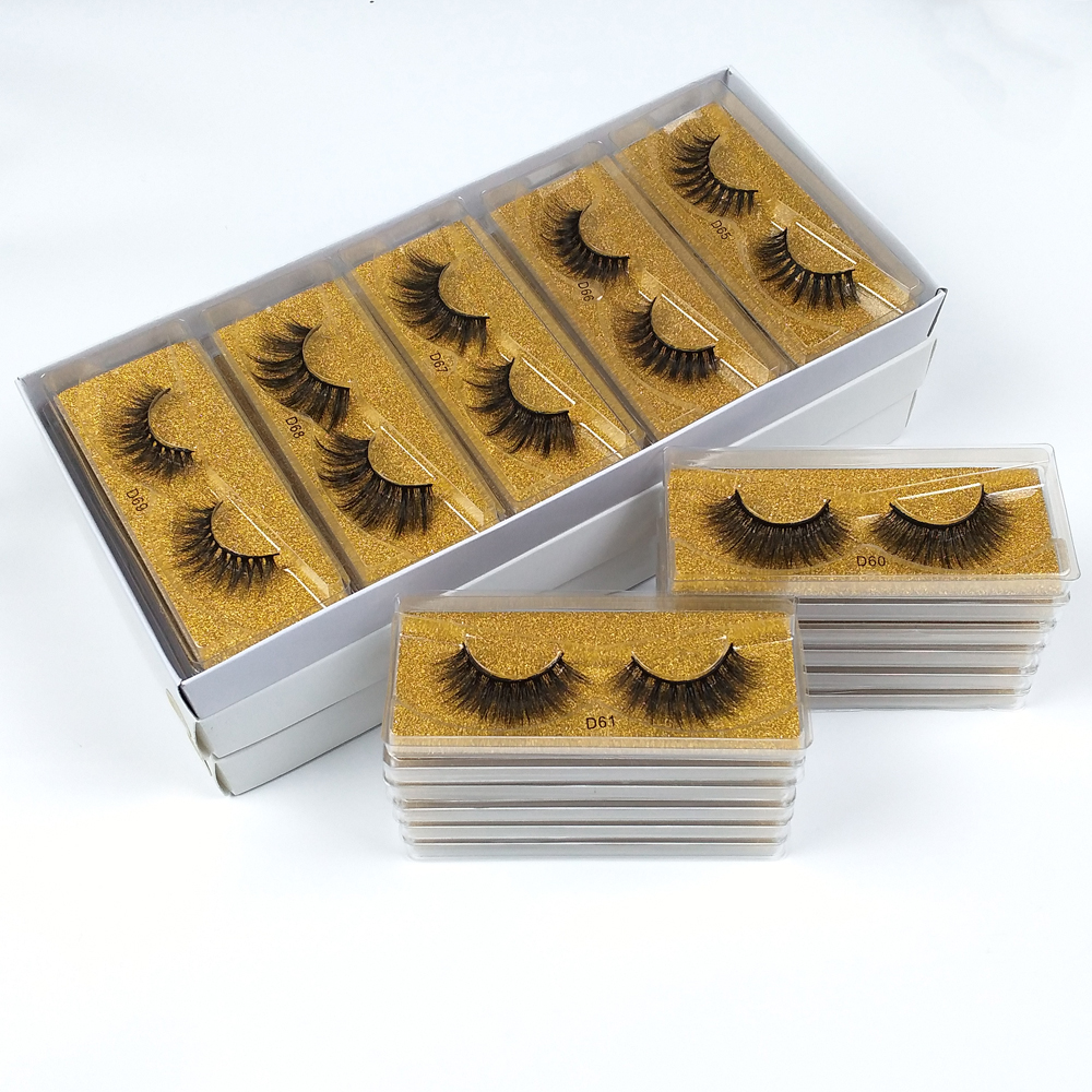 Wholesale Mink Lashes 10 style Mink Eyelashes 3D Mink Lashes Makeup Dramatic 25mm False Eyelashes In Bulk-image-594631620