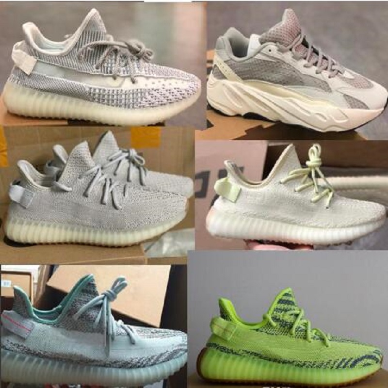 

New 3M Static Reflective V2 Running shoes Beluga 2.0 Shoe Zebra Sesame Butter Semi Frozen Yellow Cream White Black Men Women Sneaker, Ash pearl