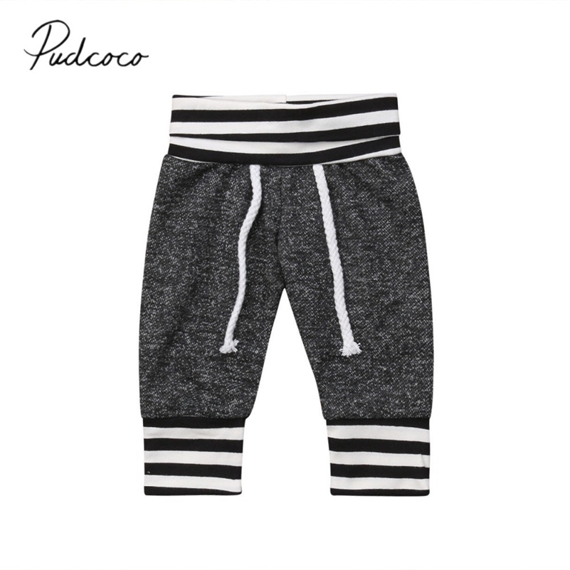 

Brand New Newborn Pants Striped Grey Leggings Cotton Bottom For Newborn Baby Girls Boys /Set Wholesale 0- LJ201012, Red