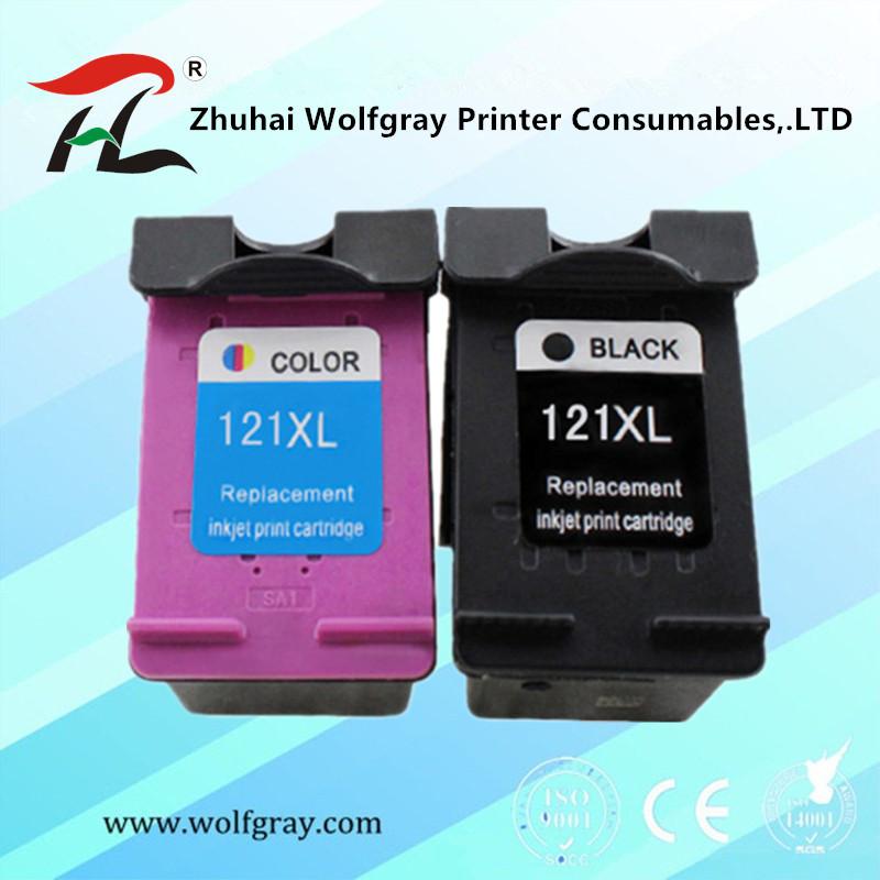 

Compatible 121XL Ink Cartridge for 121 for 121 Deskjet D2563 F4283 F2483 F2493 F4213 F4275 F4283 F4583 printer