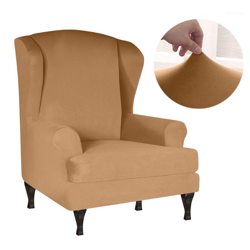 

Soft Non Slip Modern Dustproof Washable Couch Wing Chair Cover Slipcover Furniture Protector High Stretch Home Decor Full Wrap1