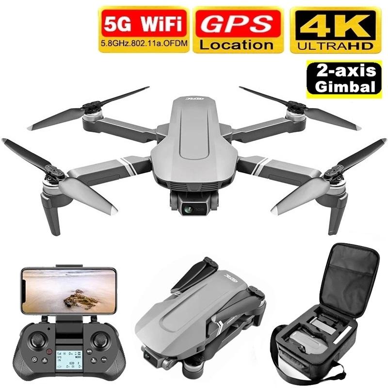 

F4 GPS 5G WIFI 2KM FPV with 4K HD Wide-Angle ESC Camera RC Drone Brushless Foldable RC Quadcopter RTF