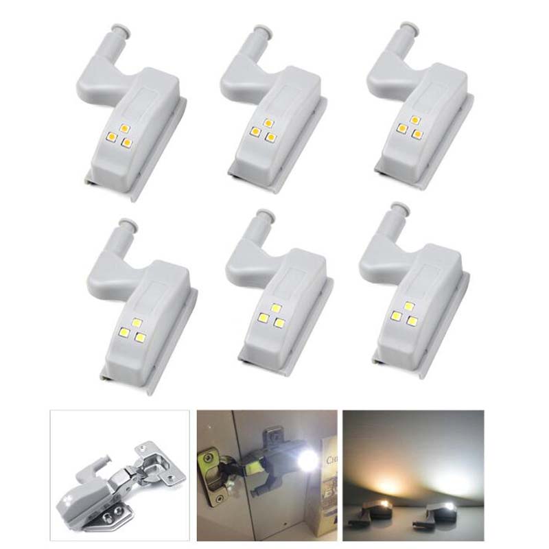 

Universal Furniture Cupboard Cabinet Wardrobe Hinge Led Sensor Lamp Night Light Door Kitchen LED Bulb Energy Saving Home Lights