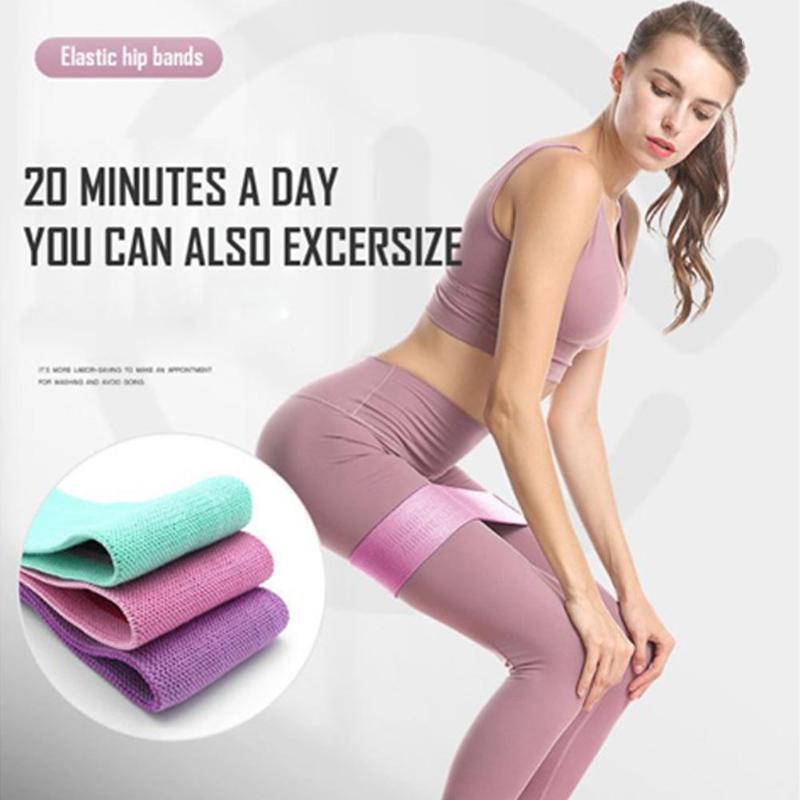 

Yoga Resistance Band Wide Fitness Exercise Legs Band Loop For Deep Squats Training Anti Slip Rolling1