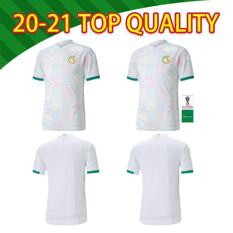 

2020 2021 Senegal Soccer Jersey player version national football MANE KOULIBALY GUEYE KOUYATE SARR homme Maillot de foot football Uniforms, Home patch