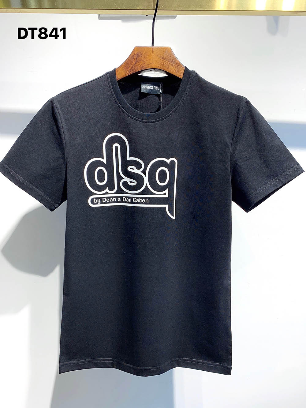 

DSQ PHANTOM TURTLE 2021SS New Mens Designer T shirt Paris fashion Tshirts Summer DSQ Pattern T-shirt Male Top Quality 100% Cotton Top 1176, Black