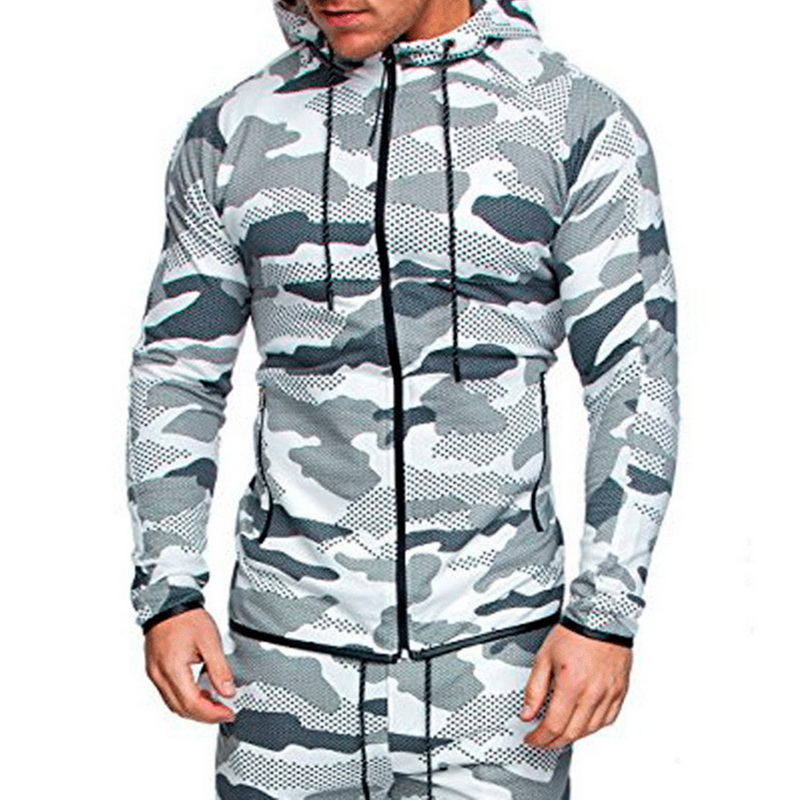 

2020 Spring Autumn Mens Casual Camouflage Hoodie Jacket Men Waterproof Clothes Men's Windbreaker Coat Male Outwear 3XL, Light gray tops