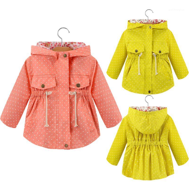 

Girls Hoodies Spring Dot Decoration Sweatshirt For Girl Full Sleeve Hooded Coat Toddler Children Outerwear Kids Clothing1, Ct021-red