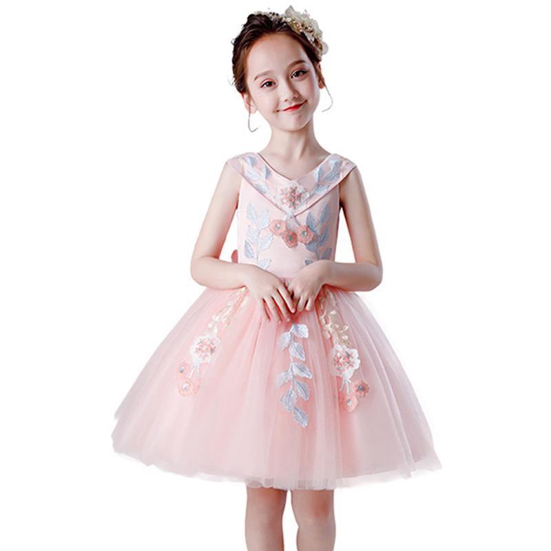 

KEAIYOUHUO 2020 Halloween Christmas New Children Costume Girl Princess Dress Tutu Baby Kids Clothes Dresses For Beautiful Girls, Pink