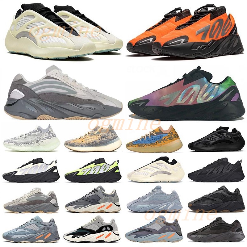 

[With Box] 700 shoe mnvn v1 v2 runner mauve kanye west wave Vanta sun Static shoes men womens 380 sports designer athletics sneakers, I need socks 3 pairs