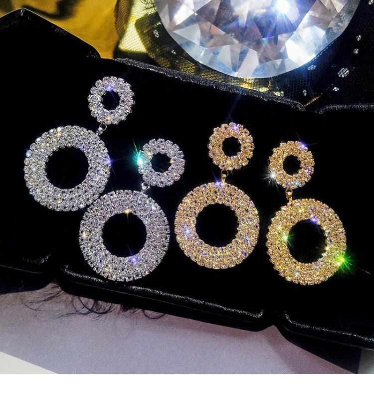 

New Style 925 silver needle Crystal from Swarovskis for Women Exquisite Rhinestone Earring Fashion Jewelry