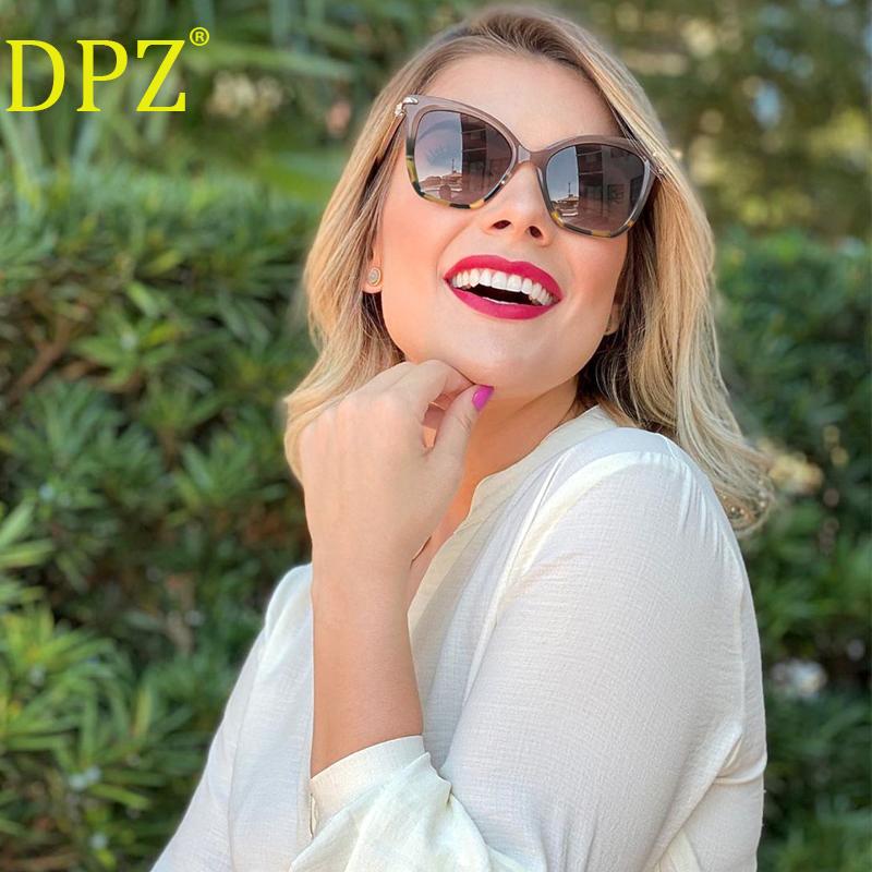 

Sunglasses Brand Design Fashion Women Cat Eye Diamond Trendy Wild Big Frame UV400