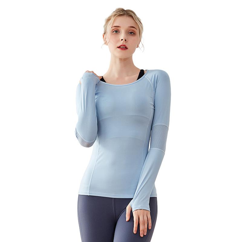 

Sexy Quick Dry Gym Yoga Crop Top Shirts Women Long Sleeve Shirt Workout Ladies Running Blouse Athletic Fitness Sportswear, Black