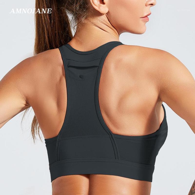

Back Pocket Sport Bra Push Up Seamless Crop Top Running Fitness Yoga Gym Bra Plus Size Padded Sports Women Quick Dry Tops1, Blue