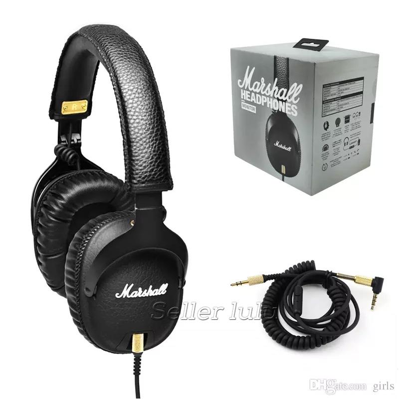 

Marshall MONITOR Headphone Headset With Mic Deep Bass Marshall DJ Hi-Fi Headphones HiFi Earphones Professional DJ Monitor Headphones