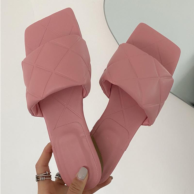 

2021 Fashion Female Slippers Women Flat Heel Slides Sandal Ladies House Outdoor Beach Lady Slippers Shoes Woman Home Flip Flops, Khaki