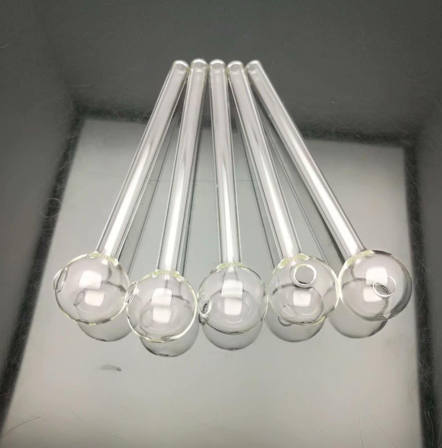 

new Europe and Americaglass pipe bubbler smoking pipe water Glass bong The classic transparent long straight pot is 15cm long and the bubble