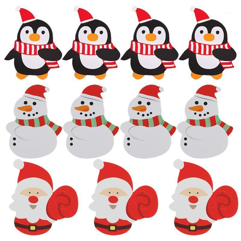 

150pcs Adorable Santa Lollipop Paper Cards Party Candy Packaging Decorations1