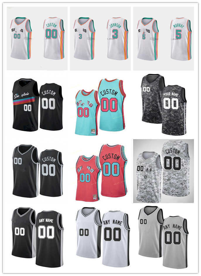 

75th Custom Men Women Youth San Antonio's Spurs's Tim 21 Duncan's David 50 Robinson Tony 9 Parker Manu 20 Ginobili Basketball Jerseys, Black;red
