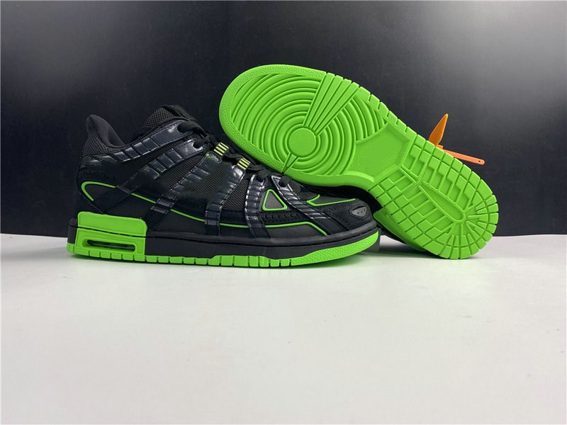 

New Exclusive Rubber Collaboration Skateboard Designer Shoes Black White Green Strike Fashion Sport Sneakers High Quality Come With Box