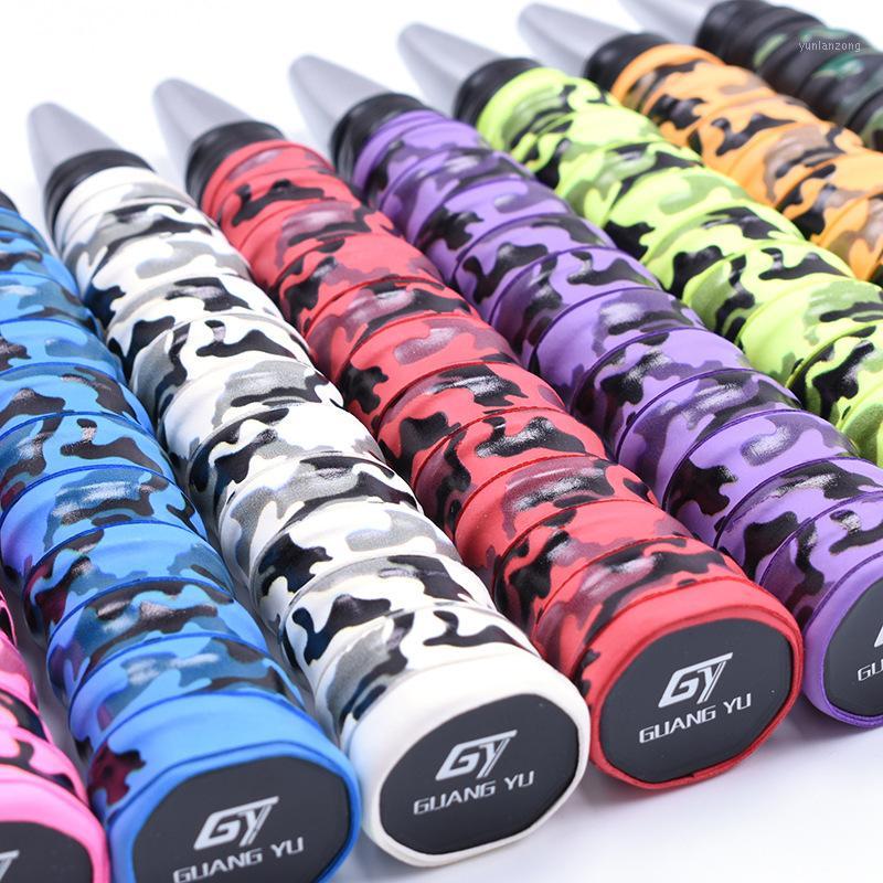 

Camouflage Badminton Racket Sweat-absorbent Belt Fishing Rod Sweat-absorbent Belt Handle Anti-slip Wrapped Rao Keel Hand Glue1, White