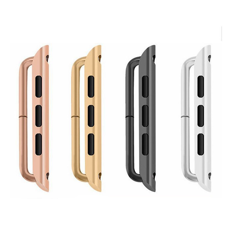 

Metal Watch Connector Adapter for Apple iWatch Series 1 2 3 4 5 Strap for 38mm 42mm 40mm 44mm Stainless Steel Clasp Band Accessories