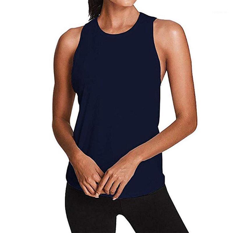 

Gym O Neck Quick Dry Sports Workout Fitness Running Women Yoga Vest Sexy Tank Top Open Back Training Activewear Sleeveless1, Black