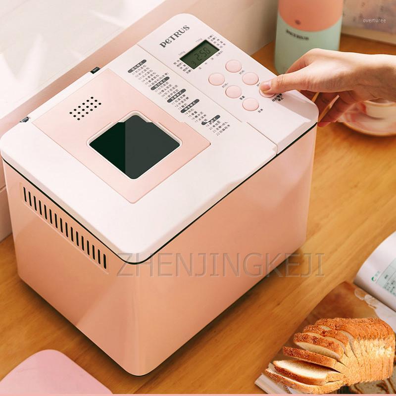 

220V Home Fully Automatic Bread Machine Double Tube Cake Knead Dough Small Intelligent Multifunction Breakfast Kneading Device1