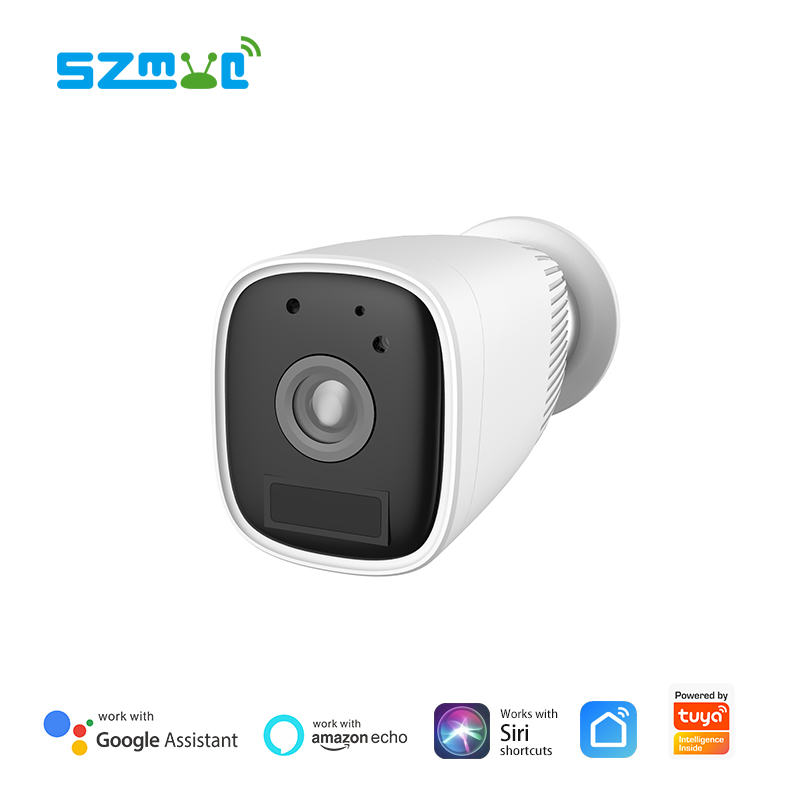 

12000mAh Smart Life Tuya Battery Camera Night Vision Two Way Audio Cloud Recording Outdoor IP66 Waterproof Wired Free IP Camera