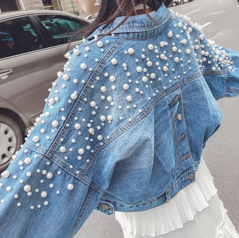 

Brim Pants Women Clothes Streetwear Women's Frizzy Mode Denim Casual Jackets Short Korean Coats P697 Pafm, Blue