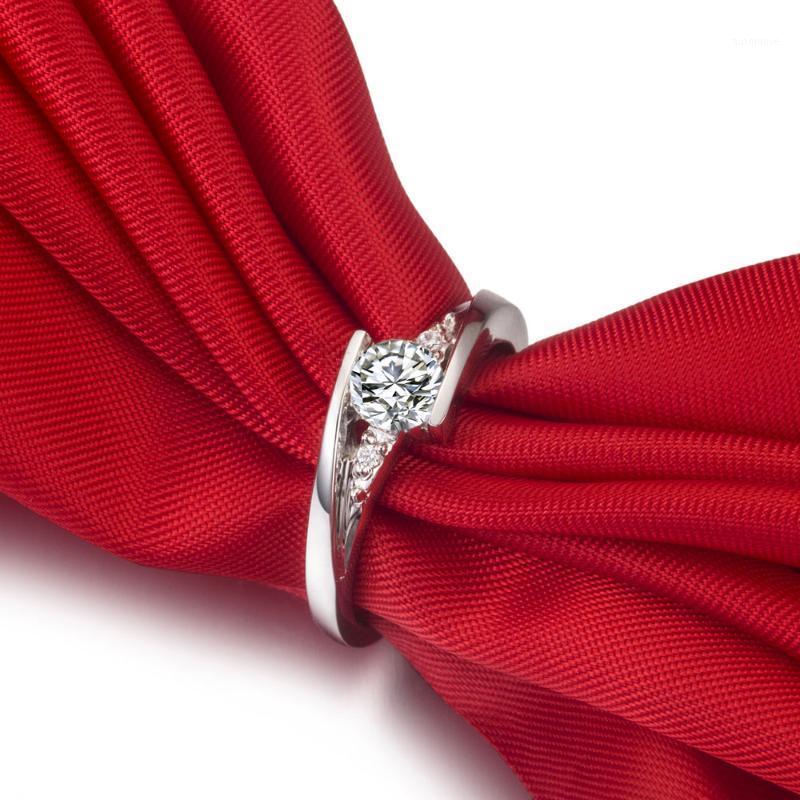 

Solid Platinum PT950 Ring 1CT Moissanite Diamonds Female Wedding Ring Clarity VVS1 D Color Great Brilliant Fine Jewelry Gift1