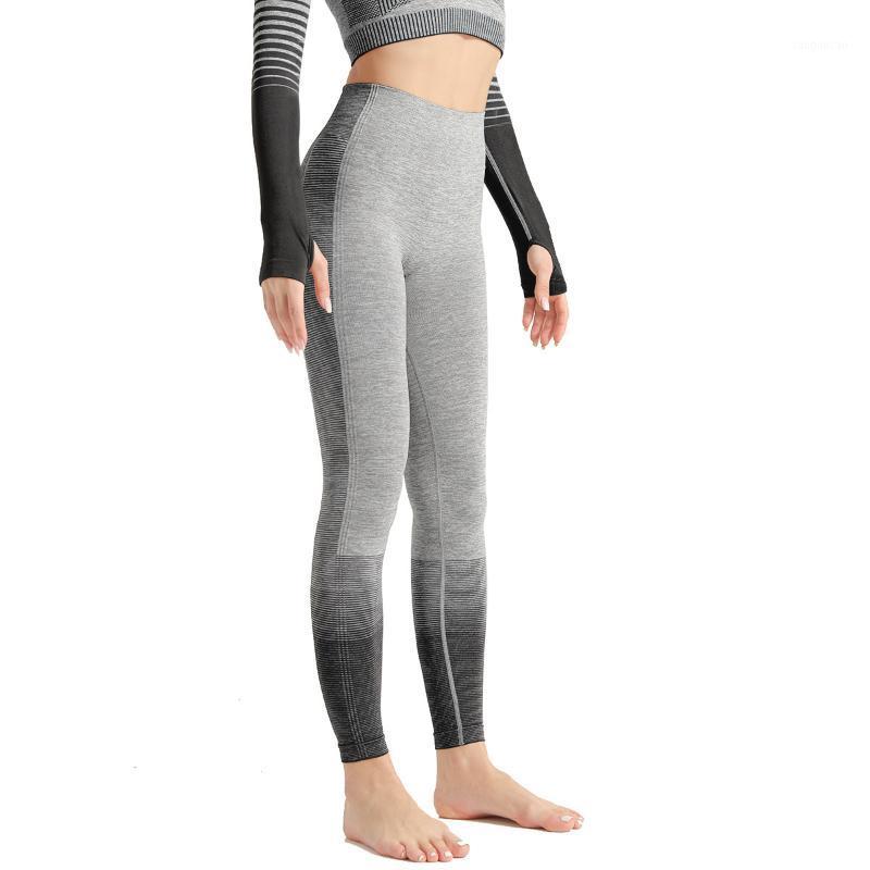 

Women' sports pants ins new quick-drying fitness pants women' knitted high-elastic tight-fitting sports hips hips yoga1, Pink