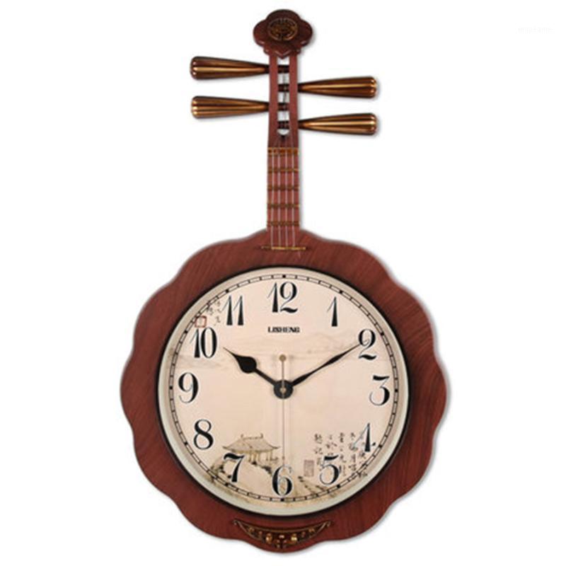

Silent Modern Guitar Large Wall Clock Creative Design Quartz Decorative Wall Clock Wanduhr Watch Decorative Supplies L1