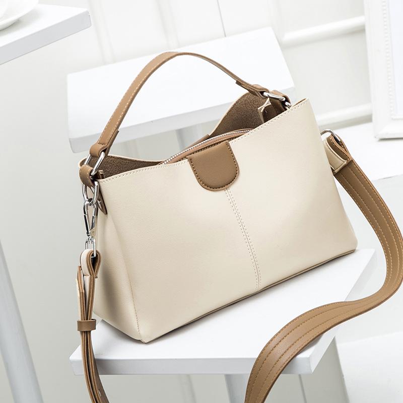 

New women's bag fashion wild simple shoulder bag casual handbag, Black
