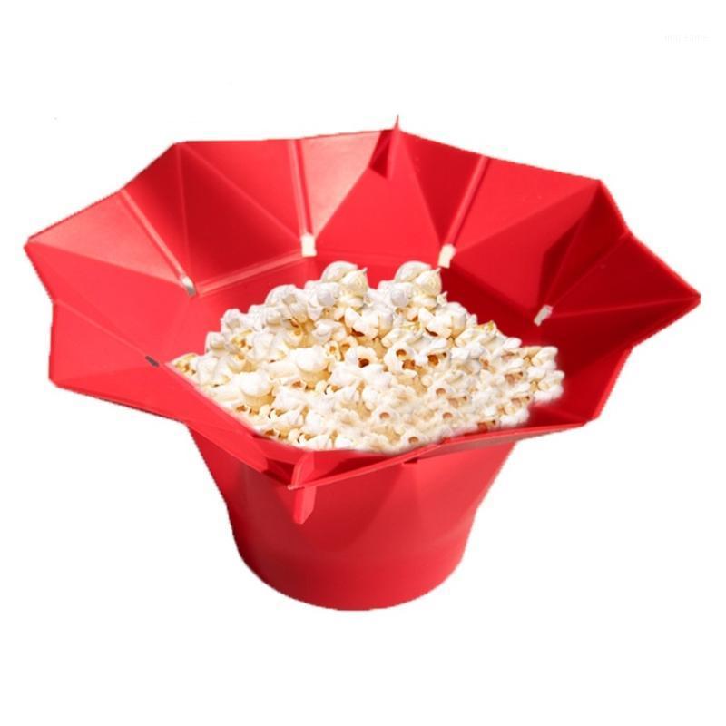 

Silicone Microwave Popcorn Maker Popcorn Homemade Delicious Bowl Baking Tools Kitchen DIY Bucket1