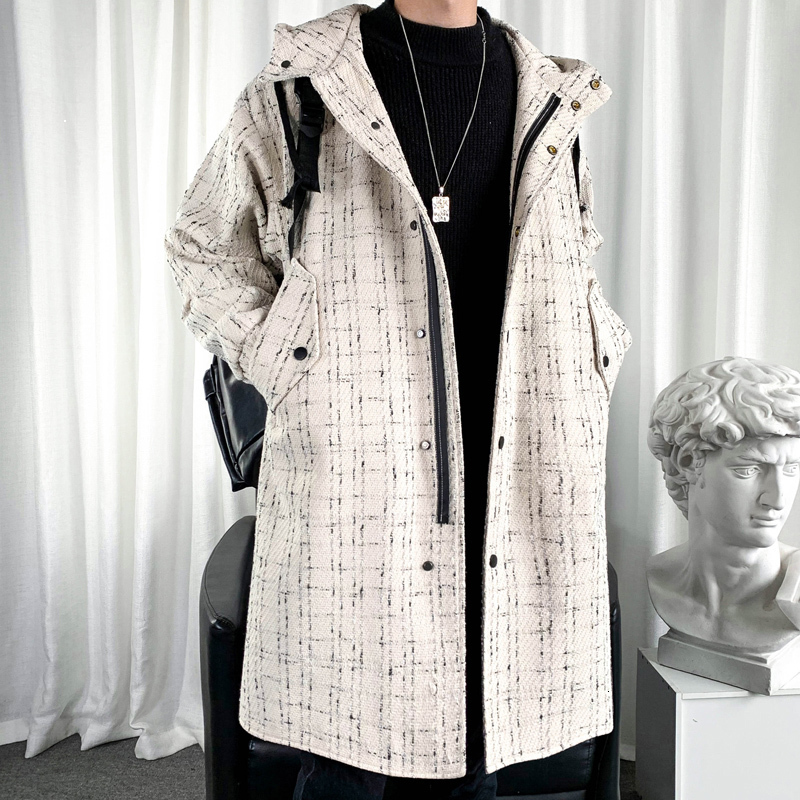

2021 Arrival New Spring Men Coat Fashion Jacket Thicken Coat, Autumn Quality Men's Full Size M-3xl P4UL, Beige