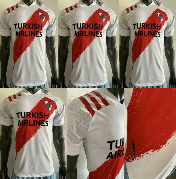 

best quality 2021 PLAYER VERSION River Plate Soccer Jerseys River Plate G.MARTINEZ QUINTERO PRATTO BORRE 20 21 riverbed Football jerseys, White