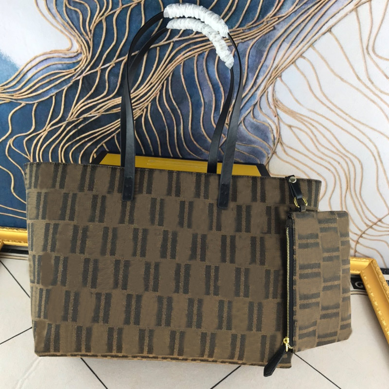 

Large Size Women Handbags Purse Lady Tote Bag Fashion letter Canvas High Capacity Package Shopping Bags Single Shoulder Bag Zipper Wallet