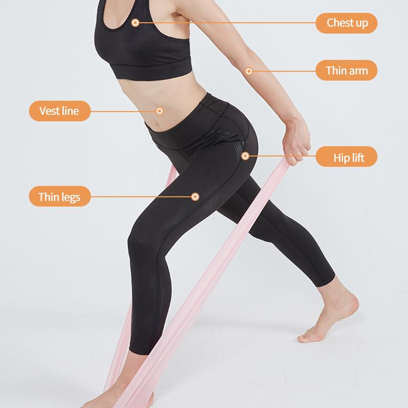 

Resistance Bands Training Elastic Band Yoga Pilates Fitness Exercise Home Gym Strength Sport Rubber Mini Bands Workout Equipment, Purple