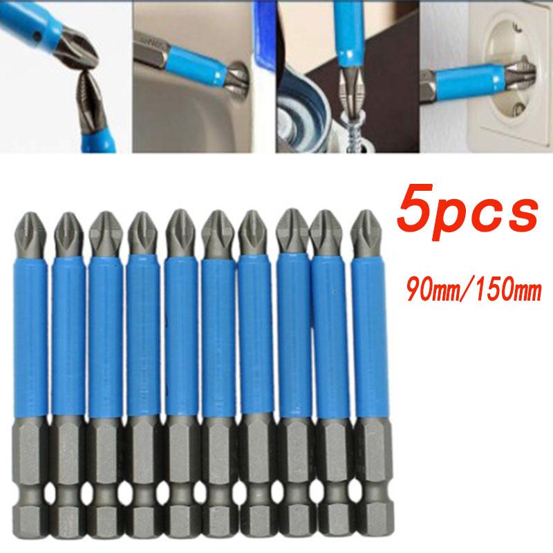 

90mm 150 mm Cross non-slip drill bits batch Head PH2 screwdriver set S2 strong magnetic wind batch head screwdriver bits