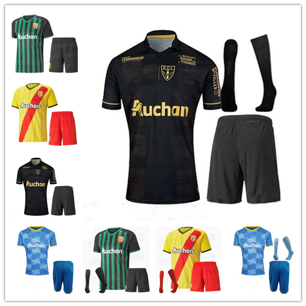 

2022 RC Lens Sainte-Barbe soccer jerseys Kakuta Ganago Sotoca Muinga Medina Bade 2021 maillot de foot Men Kits Kids football uniform
