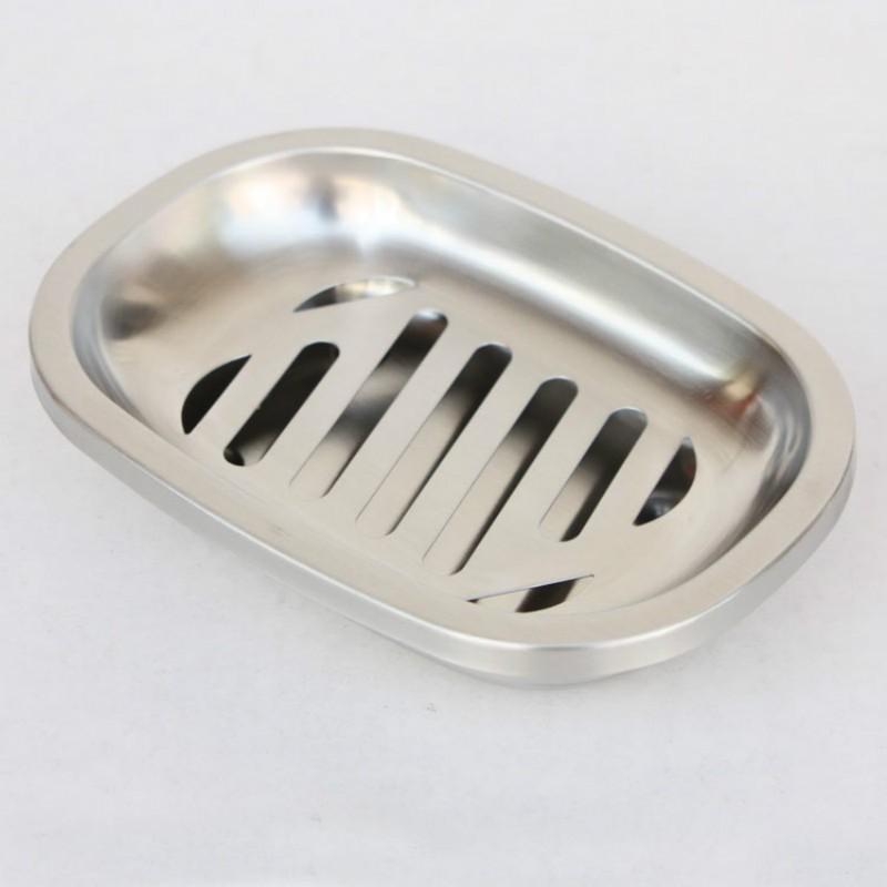 

Bathroom Fixture Hardware Stainless Steel Soap Dishes Soap Dish Box Case Bath Shower Holder Dish Hiking Container Case