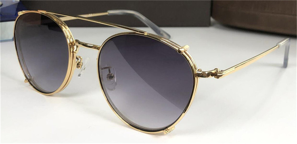 New fashion design sunglasses 5460 round frame optical mirror sunglasses dual-purpose mirror popular and generous style uv400 top quality