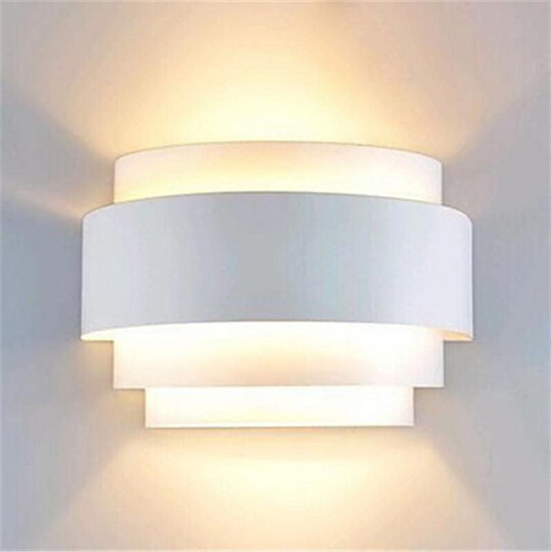 

Modern Wall Lamp LED White Wall Sconce Ambient Light Flush Mount Lights Lustres bathroom fixtures home lighting