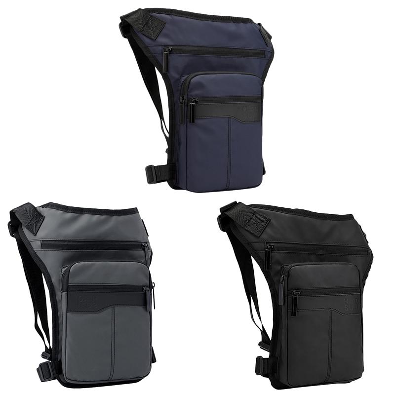 

Motorcycle Hip Belt Waist Fanny Pack Riding Travel Shoulder Messenger Cross Body Bags Oxford Cloth Men Thigh Drop Leg Bag, Sky blue
