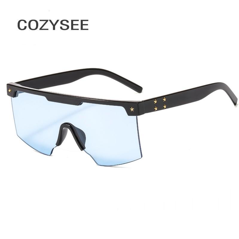 

Unisex Retro Oversize New 2020 One Piece Sunglasses Women Brand Gradient Large Frame Ladies Shades Vintage Sun Glasses Female