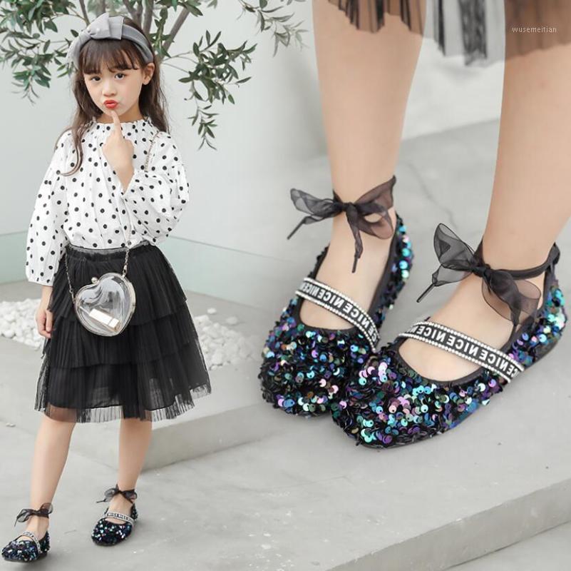 

Kids Leather Shoes Girls Wedding Dress Shoes Children Princess Bowtie Dance For Girls Casual Flat Sandals1, Silver