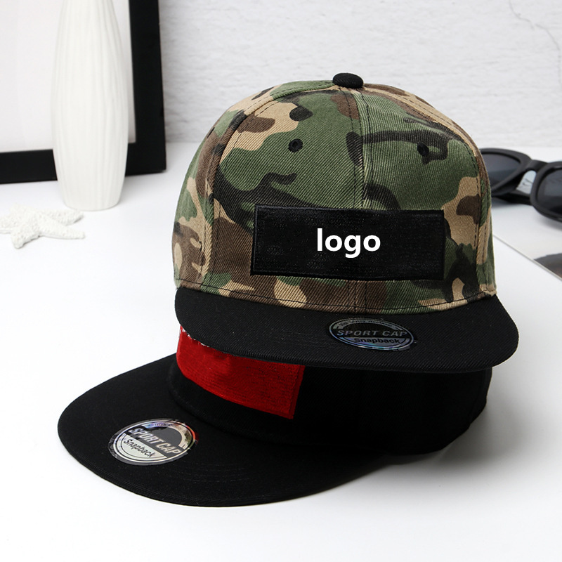 

Four colors Fashion Designer sport cap Letter embroidery camouflage street dance hip hop hat men and women outdoor flat-edge baseball cap, Mix order
