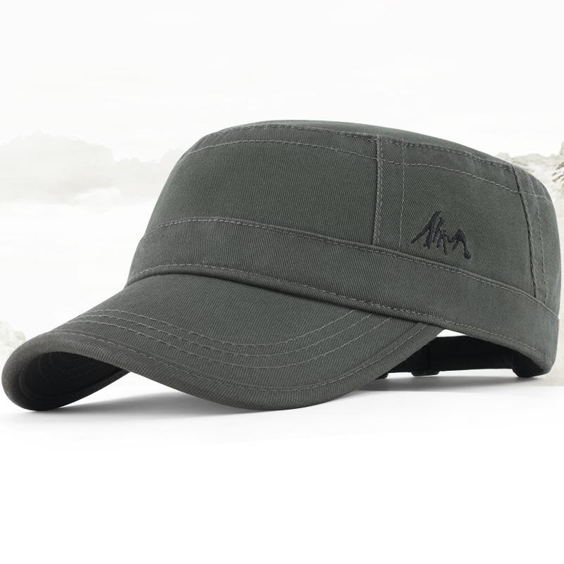 

Men's hats spring, autumn and winter flat caps Korean style tide outdoor sports male hats outdoor casual style, Black