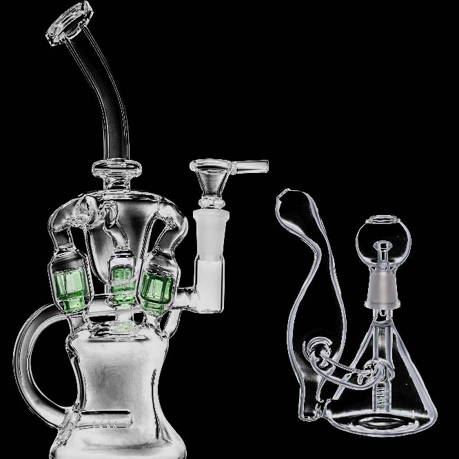 hookahs recycler rig glass bongs oil rigs-image-407720826